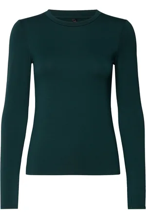 Hunkemöller Long-Sleeved Pyjama Top Toppi Green