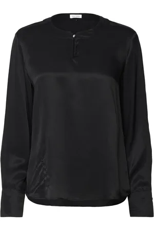 Gerry Weber Blouse 1/1 Sleeve Tops Blouses Long-sleeved Black