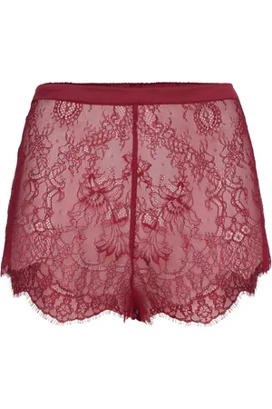 Hunkemöller Delphine Lace Shorts Shortsit Red