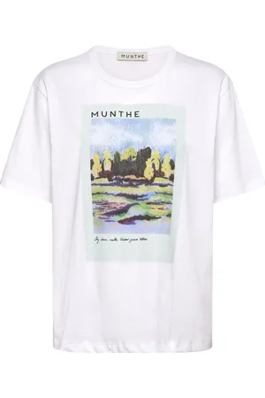 Munthe Silane Tops T-shirts & Tops Short-sleeved White