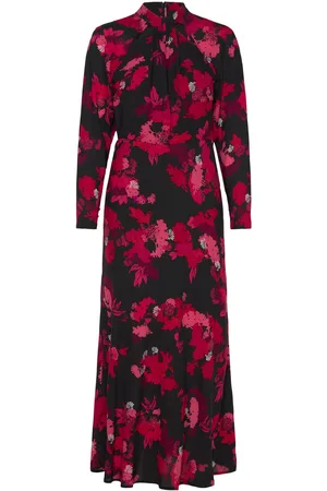 French Connection Foliage Chiara Tie Knot Nk Drs Maksimekko Juhlamekko Black