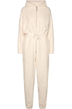 Hunkemöller Fleece Sie Pyjama Cream
