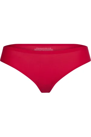 Chantelle Soft Stretch Thong Designers Panties Thong Red