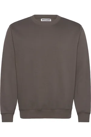 Weekday Standard Midweight Sweatshirt Tops Sweat-shirts & Hoodies Sweat-shirts Brown