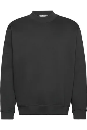 Weekday Relaxed Heavy Sweatshirt Tops Sweat-shirts & Hoodies Sweat-shirts Black