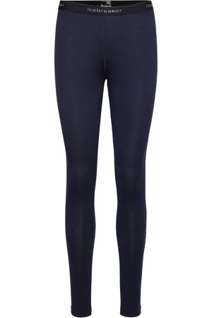 Icebreaker W 260 Tech Leggings Bottoms Base Layer Bottoms Blue