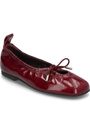 ALOHAS Rosalind Onix Burgundy Leather Ballet Flats Ballerinat Burgundy