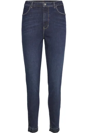 HUGO BOSS C_Maye Hr Shp Bottoms Jeans Skinny Navy