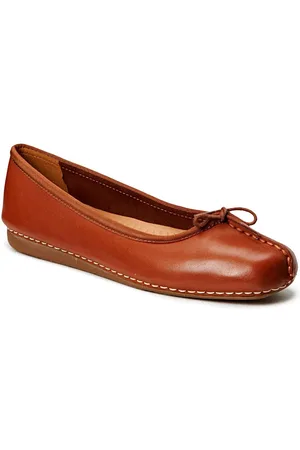 Clarks Freckle Ice D Ballerinat Brown