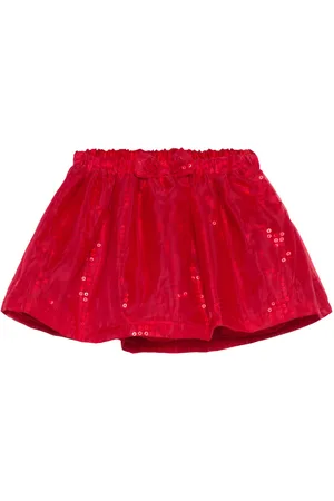 Benetton Skirt Dresses & Skirts Skirts Short Skirts Red