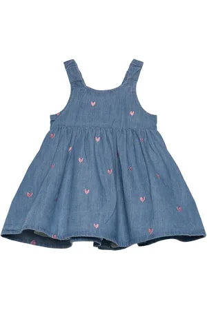 Minymo Spencer W. Lining Dresses & Skirts Dresses Casual Dresses Short-sleeved Casual Dresses Blue