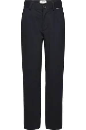 Mads Norgaard Metropolis Maison Pants Bottoms Chinos Black