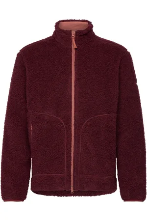 Icebreaker Men Merino Blend 960 Realfleece™ High Pile Ls Zip Sport Men Sport Clothing Sport Fleeces & Midlayers Burgundy