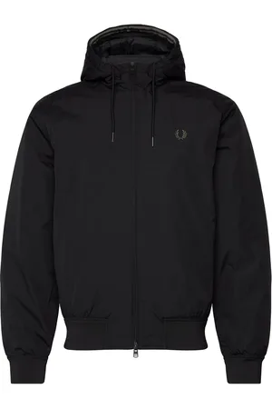 Fred Perry The Hooded Brentham Jkt Bombertakki Takki Black
