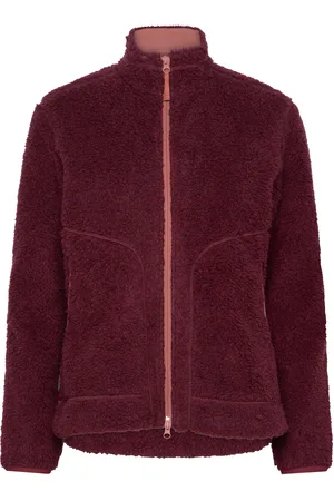 Icebreaker Women Merino Blend 960 Realfleece™ High Pile Ls Zip Sport Women Sport Clothing Sport Fleeces & Midlayers Burgundy
