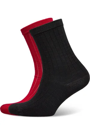 Beck Söndergaard Rib Glitter Sock 2 Pack Lingerie Socks Regular Socks Black