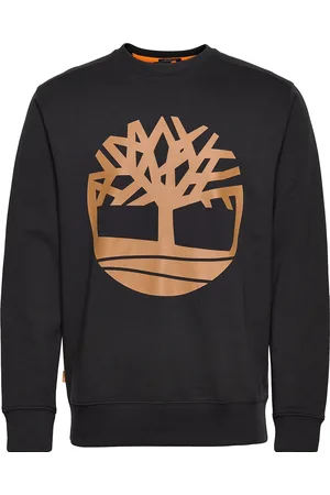 Timberland Tree Logo Crew Neck Sweatshirt Designers Sweat-shirts & Hoodies Sweat-shirts Black