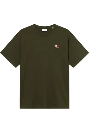 Les Deux Clyde T-Shirt Tops T-shirts Short-sleeved Green