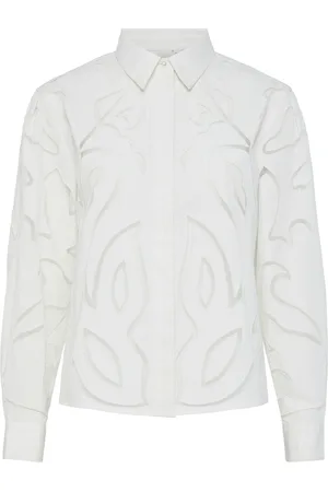Y.A.S Terena Ls Shirt S. Tops Shirts Long-sleeved White