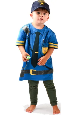 RobeToy Police T-Shirt Toys Costumes & Accessories Character Costumes Multi/patterned