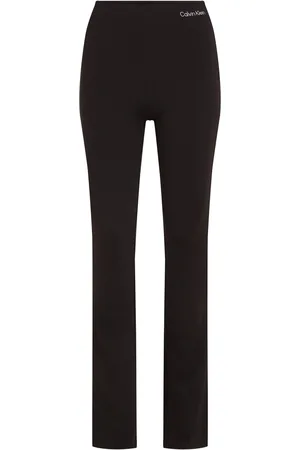Calvin Klein Milano Logo Elastic Leggings Bottoms Leggings Black