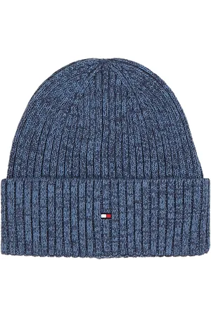 Tommy Hilfiger The Flag Twisted Yarn Beanie Accessories Headwear Beanies Blue