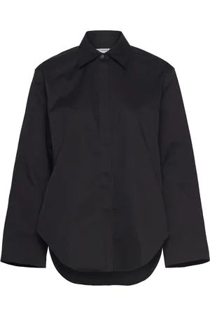 Tiger of Sweden Cornia Tops Shirts Long-sleeved Black