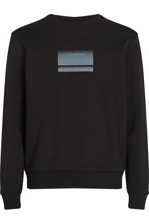 Calvin Klein Gradient Logo Sweatshirt Tops Sweat-shirts & Hoodies Sweat-shirts Black