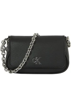Calvin Klein Minimal Monogram Shoulder Bag20 Bags Top Handle Bags Black