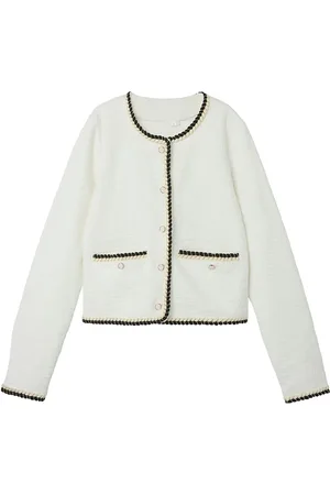 LMTD Nlfsarianne Ls Jacket Ohut Takki Kuoritakki White