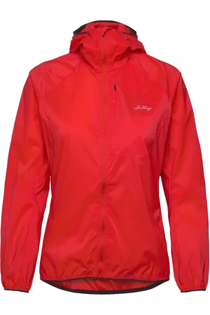Lundhags Tived Light Wind Jacket W Sport Women Sport Clothing Sport Outerwear Sport Jackets Sport Outdoor Jackets Red