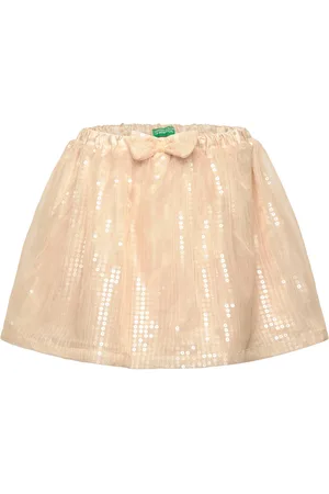 Benetton Skirt Dresses & Skirts Skirts Short Skirts Beige