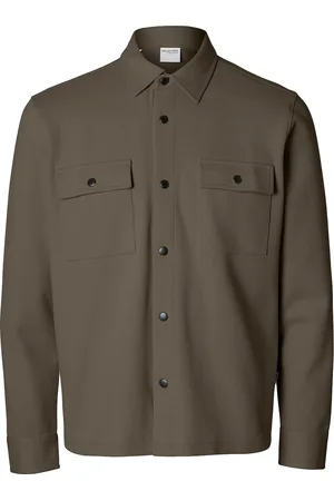 SELECTED Slhjackie Sweat Jacket Noos Tops Overshirts Brown