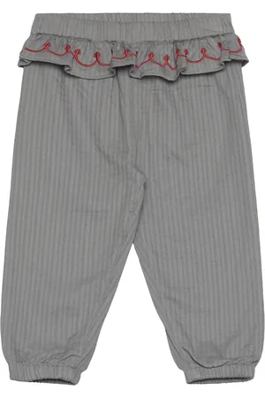 EN FANT Pants Woven Bottoms Sweatpants Grey