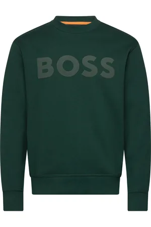 HUGO BOSS Webasiccrew Tops Sweat-shirts & Hoodies Sweat-shirts Green