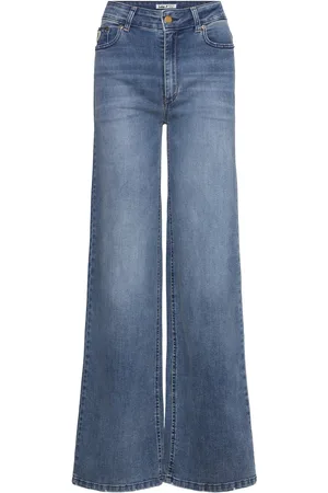 Lois Palazzo Re Ram Cobalt Bottoms Jeans Wide Blue