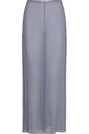 Hope Read Skirt Dove Blue Skirts Maxi Skirts Blue