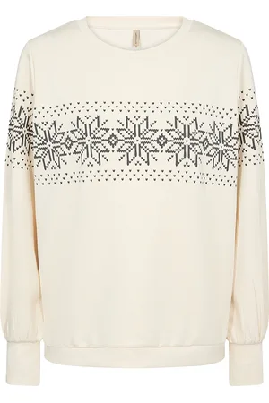 soyaconcept Sc-Banu Tops Sweat-shirts & Hoodies Sweat-shirts Cream