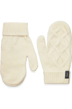 Icebreaker U Mer Cable Knit Mittens Sport Sport Accessories Sport Gloves Sport Thumb Gloves Beige