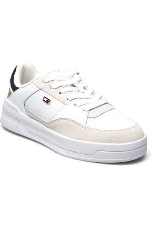 Tommy Hilfiger Essent Basket Sneaker Metallic Matalavartiset Sneakerit Tennarit White