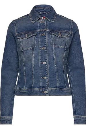 Tommy Hilfiger Vivianne Skn Jacket Ai1232 Farkkutakki Denimtakki Blue