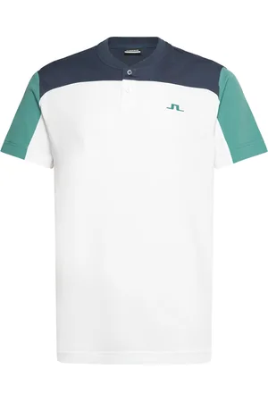 J Lindeberg Michael Polo Sport Men Sport Clothing Sport Tops Sport Polos Sport Short-sleeved Polos White