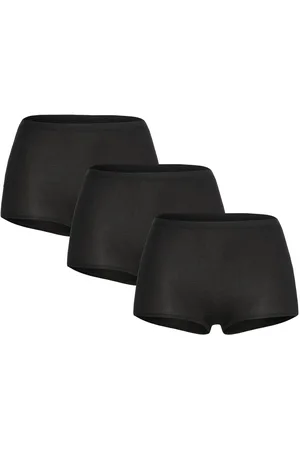 Lindex Brief 3 Pack Carin Boxer High Hipsterit Alushousut Alusvaatteet Black