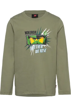 LEGO kidswear Lwtano 624 - T-Shirt L/S Tops T-shirts Long-sleeved T-shirts Khaki Green