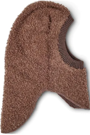 Smallstuff Balaclava Bouclé Merino Wool Accessories Headwear Balaclava Brown