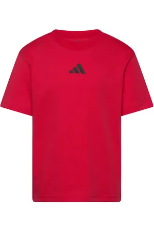 adidas J Sl Tee 160 Tops T-shirts Short-sleeved Red
