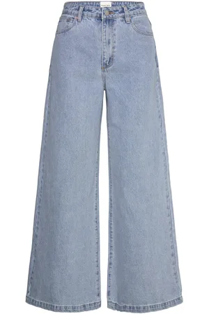 ABrand 94 Super Wide Loretta Light Blue Bottoms Jeans Wide Blue