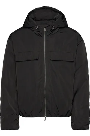 Hope St Jacket Black Soft Nylon Bombertakki Takki Black