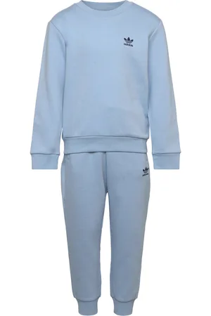adidas Crew Set Sets Sweatsuits Blue