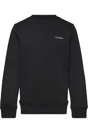 Calvin Klein Chest Inst. Logo Regular Cn Tops Sweat-shirts & Hoodies Sweat-shirts Black